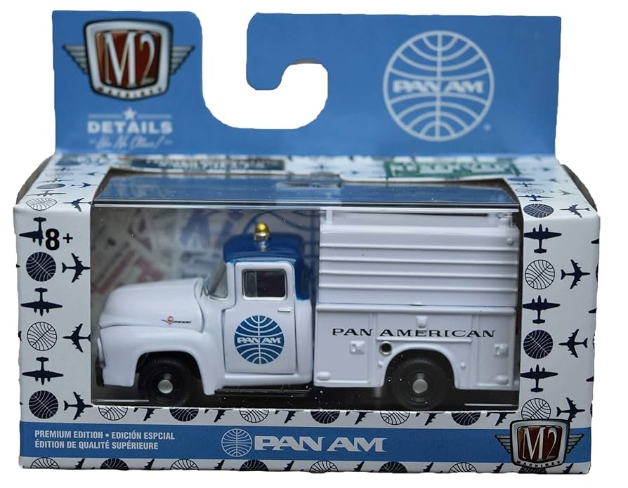 M2マシーン 1956 フォード F-100 - ティール 1956 Ford F-100 Pickup Truck Light Blue and Black Limited
